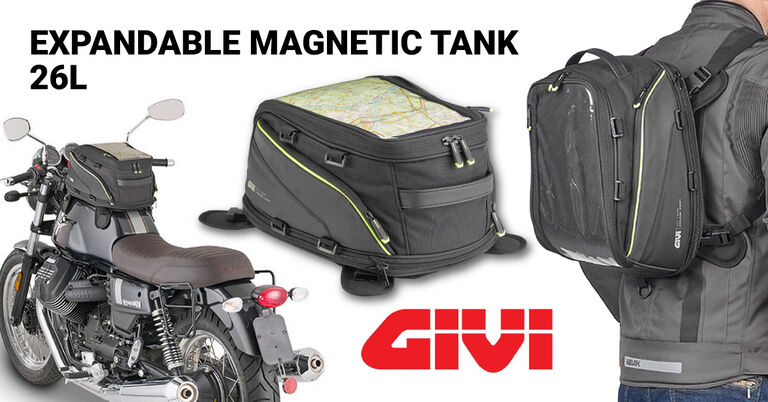 Givi Expandable Magnetic Tank Bag 26 L