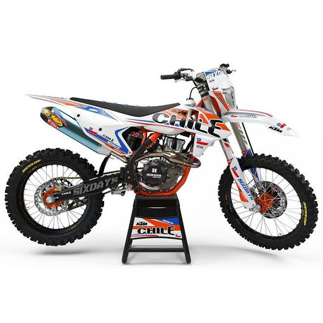 _Kit Autocollant Complète KTM EXC/EXC-F 17-19 Six Days 2019 Chile | SK-KT18SD18CH | Greenland MX_