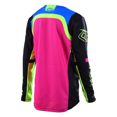 _Troy Lee Designs GP Fractura Youth Jersey Black/Fluo Yellow | 309331011-P | Greenland MX_