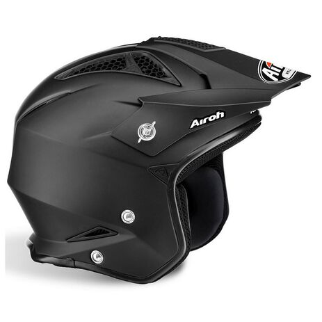 _Airoh Urban Jet TRR S Color Helmet Black | TRRS11 | Greenland MX_