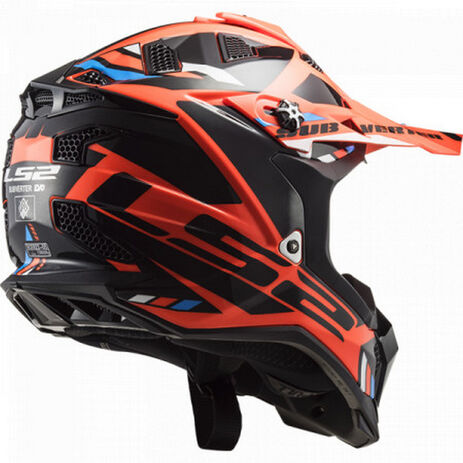 _LS2 MX700 Subverter EVO Stomp Helmet Orange/Black | 467003052XS-P | Greenland MX_