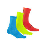 _Pack Chaussettes x3 Giro HRC Team Multicolore | 7077831-P | Greenland MX_