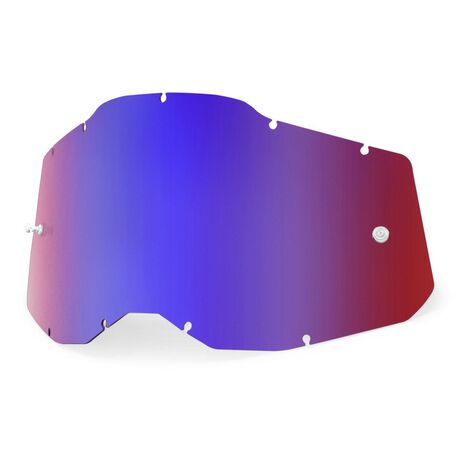 _100% Mirror Lens for Racecraft2 /Accuri 2 /Strata 2 Goggles | 51008-254-01-P | Greenland MX_