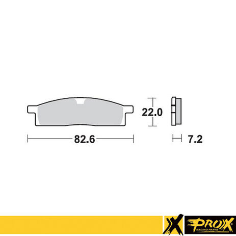 _Prox Front Brake Pad Yamaha YZ 80/85 93-21 TTR 125 00-16 | 37.104102 | Greenland MX_