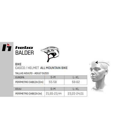 _Hebo Balder Monocolor II Helm Matt-Schwarz | HB0007NLXL-P | Greenland MX_