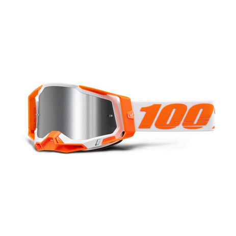 _Masque 100% Racecraft 2 Orange Ècran Miroir | 50010-00013-P | Greenland MX_