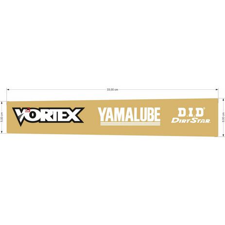 _Yamalube DID Transparent Vinyl Schwingenaufkleber | BG-YAMDIDWT-P | Greenland MX_