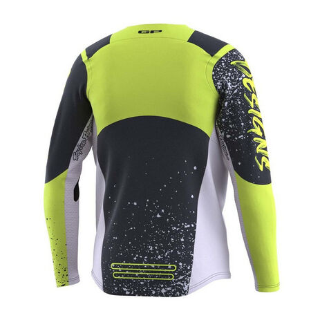 _Troy Lee Designs GP PRO Partical Youth Jersey Gray/Yellow | 379932011-P | Greenland MX_