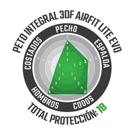 _Gilet de Protection Intégrale Leatt 3DF AirFit Lite Evo Noir | LB5024060600-P | Greenland MX_