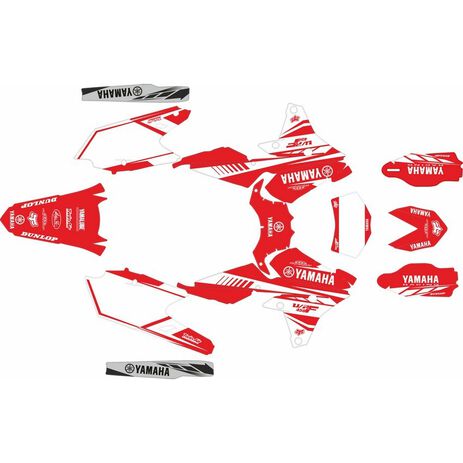 _Kit Autocollant Complète Yamaha WR 450 F 16-18 | SK-YWR450F1618RD-P | Greenland MX_