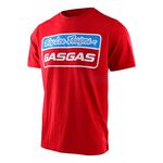 _Troy Lee Designs Gas Gas Team Stock T-Shirt Red | 701600002-P | Greenland MX_