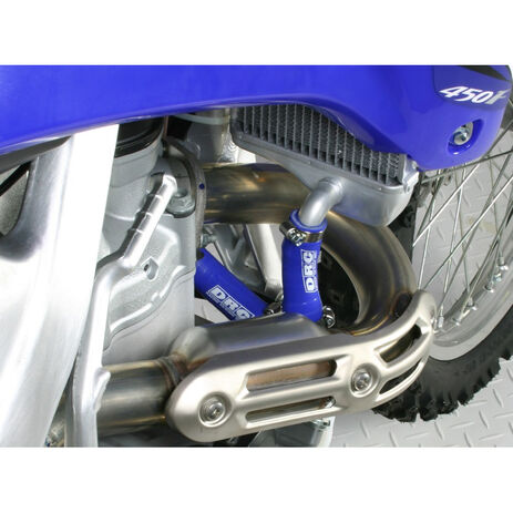 _DRC Yamaha YZ 125 05-20 Radiator Hose Blue | D47-01-782 | Greenland MX_