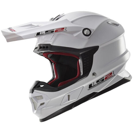 _LS2 MX 456 Single Helmet White | 404561002P | Greenland MX_