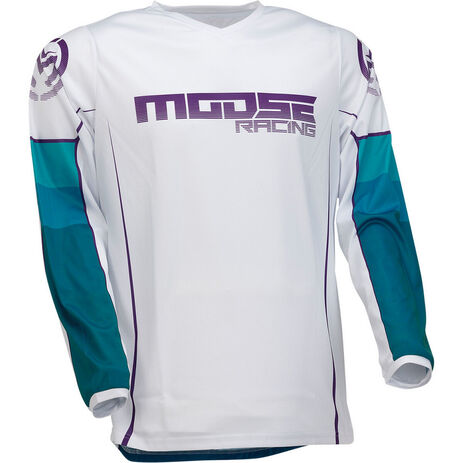 _Moose Racing Qualifier Jersey Blue/White | 2910-7172-P | Greenland MX_