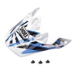 _Shoei V-430 WFX-W Dissent Helmet Visor White/Blue | 24SVSRDSNT2-P | Greenland MX_
