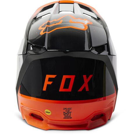 _Fox V2 Vizen Helm Orange Fluo | 29650-824 | Greenland MX_