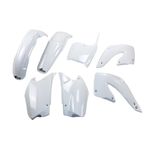 _UFO Full Plastic Kit Honda CR 125/250 00-01 White | HOKIT100-041-P | Greenland MX_