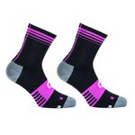 _Chaussettes Femme Riday Heavy Noir/Rose | BHSW001.004 | Greenland MX_