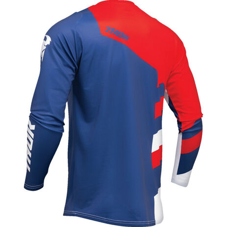 _Maillot Enfant Thor Sector Checker Blue Marin/Rouge | 2912-2424-P | Greenland MX_