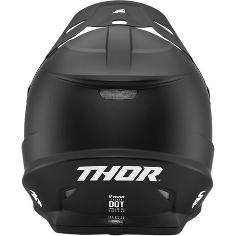 _Thor Sector Blackout Helmet | 011055N-P | Greenland MX_