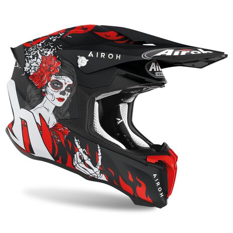 _Airoh Twist 2.0 Hell Helmet Black/Red/White | TW2H55 | Greenland MX_