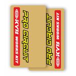 _Vinyl Fork Protection Sticker Set KAYABA Pro Circuit | KYBPROWORKIT-P | Greenland MX_