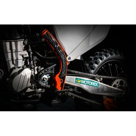 _Acerbis X-Grip Rahmenschutz KTM SX/SX-F 16-17 Orange 2016 | 0021726.011.016 | Greenland MX_