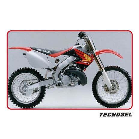 _Tecnosel Decal Kit + Seat Cover Replica OEM Honda 1998 CR 125 98-99 250 97-99 | 81V04 | Greenland MX_