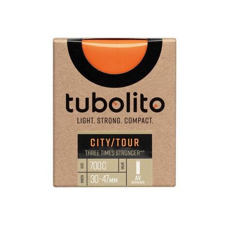 _Tubolito Schlauch Tubo City/Tour (700C X 30-47 mm) Schrader 40 mm | TUB33000070 | Greenland MX_