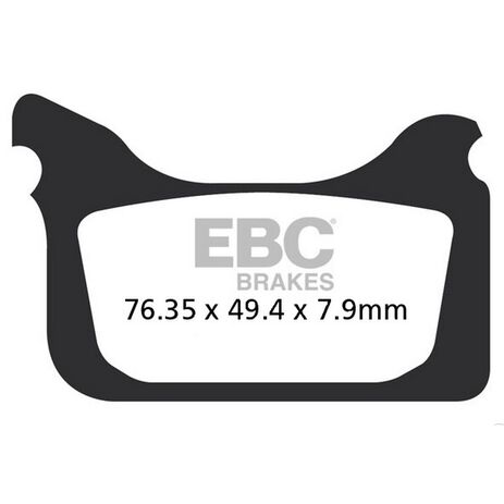 _EBC Aprilia SXV 450/550 06-13 KTM SMR 450 05-06 Sintered Front Brake Pads | EPFA405HH | Greenland MX_