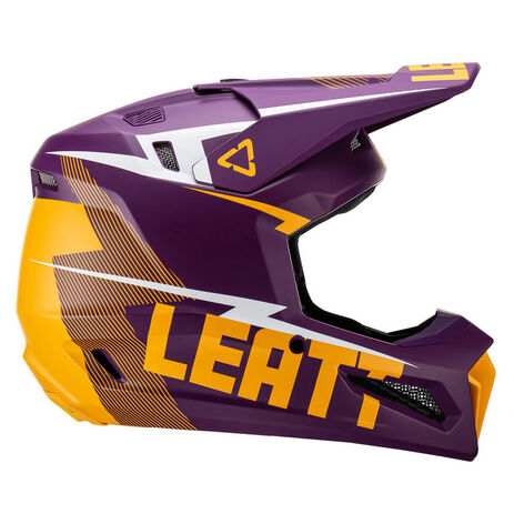 _Casque avec Masque Leatt Moto 3.5 Pourpre | LB1023011050-P | Greenland MX_