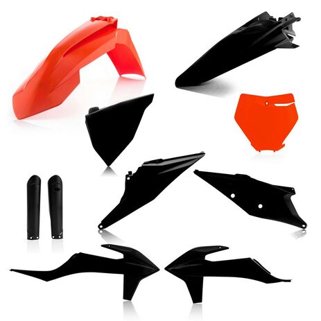 _Acerbis Plastik Full Kit KTM SX/SX-F 19-.. Schwarz/Orange | 0023479.313-P | Greenland MX_