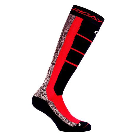 _Riday Medium Long Socks Gray/Red | MMS0001.001 | Greenland MX_