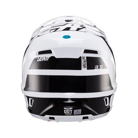 _Leatt Moto 3.5 V24 Helm mit Brille Schwarz/Weiss/- | LB1024060380-P | Greenland MX_