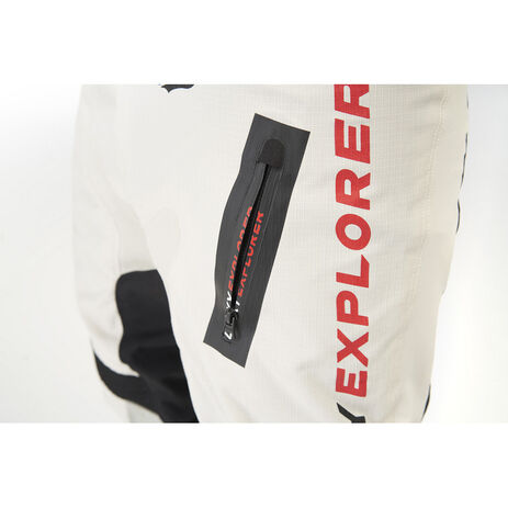 _Pantalon Fuel Endurage Blanc/Rouge | W23PANTENDLUCKY30-P | Greenland MX_