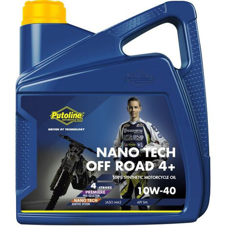 _Putoline 4 Strokes Off Road Nano Tech 4+ 10W-40 Oil 4 Lt | PT74021 | Greenland MX_