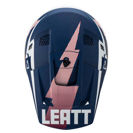 _Helm mit Brille Leatt Moto 3.5 Rot/Blau  | LB1023011100-P | Greenland MX_