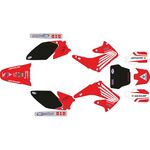 _Komplett Aufkleber Kit Honda CR 125/250 R 04-07 Honda Edition | SK-CR12250407HRE-P | Greenland MX_