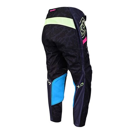 _Troy Lee Designs GP Fractura Youth Pants Black/Fluo Yellow | 209331012-P | Greenland MX_