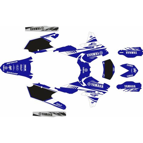 _Kit Autocollant Complète Yamaha WR 250 F 14-19 | SK-YWR250F1419BL-P | Greenland MX_