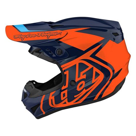 _ Troy Lee Designs GP Overload Helmet Navy/Orange | 103252011-P | Greenland MX_