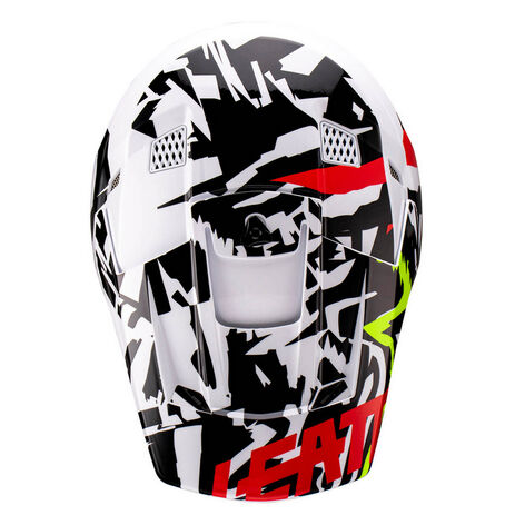 _Casque avec Masque Leatt Moto 3.5 Noir/Blanc  | LB1023011200 | Greenland MX_