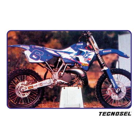 _Tecnosel AufkleberKit + Sitzbankbezug Replica Team Yamaha 1998 YZ 125/250 96-01 | 82V02 | Greenland MX_