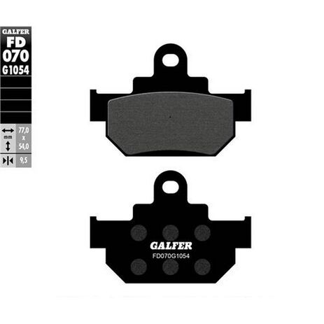 _Galfer Semi-Metall Bremsbeläge Vorne Suzuki RM 125 85-86 RM 250 86 | FD070G1054 | Greenland MX_