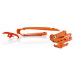 _Acerbis KTM EXC/EXC-F 17-20 Chain Guides + Chain Slider Kit Orange | 0022349.010 | Greenland MX_