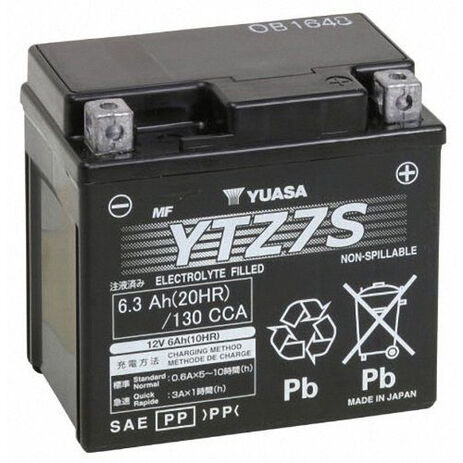 _Batterie Sans Entretien Yuasa YTZ7S | BY-YTZ7S | Greenland MX_