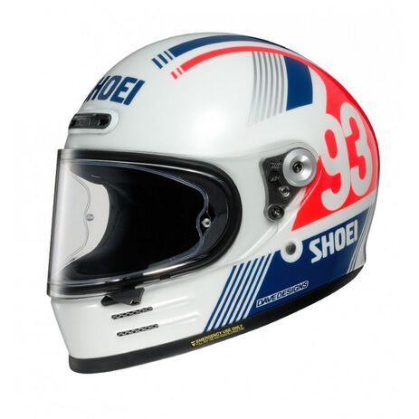 _Shoei Glamster MM93 Retro TC10 Helmet White | CSGLAM12103-P | Greenland MX_