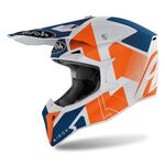 _Airoh Wraap Raze Helmet Orange | WRRA32 | Greenland MX_