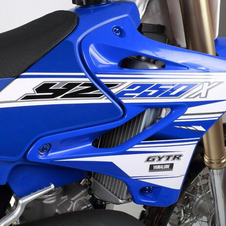 _Kit Visserie Zeta Aluminium pour Plastique Kawasaki KX 250 F 13-16 KX 450 F 12-15 Bleu | ZE88-5246 | Greenland MX_