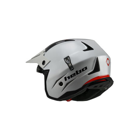 _Hebo Zone 4 Monocolor Helmet White | HC1030BL-P | Greenland MX_